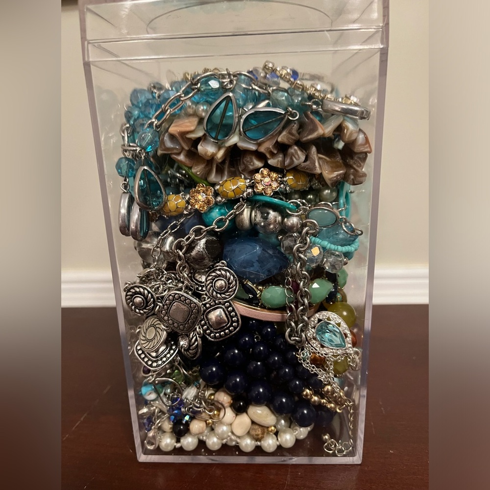 Vintage-Modern jewelry jar #AB 36